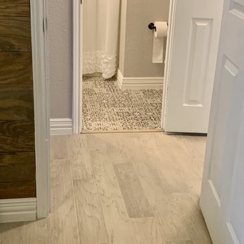 Allen Floors - a view of a bathroom from the doorway - Flooring Near Me - Allen, Texas