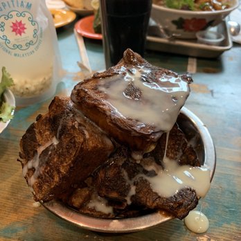 Kopitiam - Milo French toast - not as good as it looks - Malaysian Near Me - New York, New York