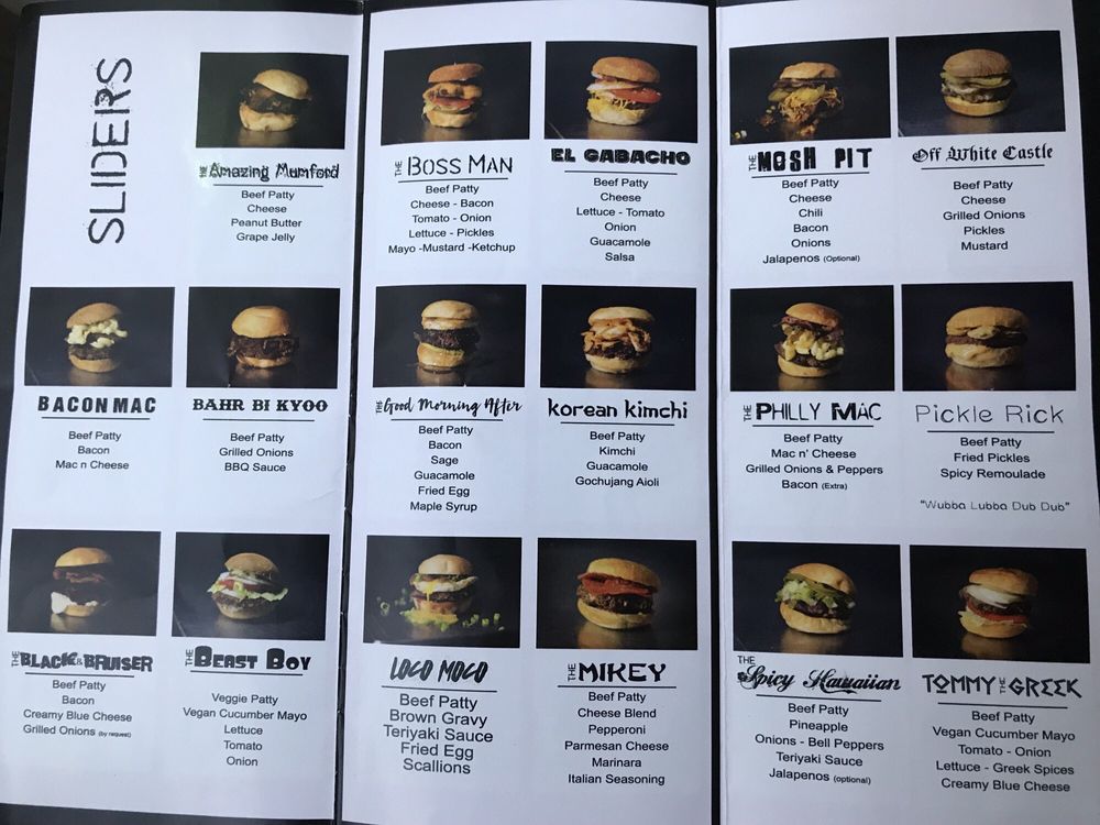 Food from Mega Bites Sliders Co.