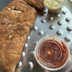 Palio's Pizza Cafe - Veggie calzone