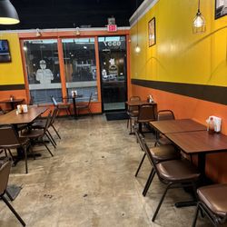 Inside dining area
