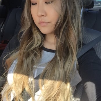 Ruby Kim - ash blonde ombre with highlights - Hair Stylists Near Me - Santa Monica, California