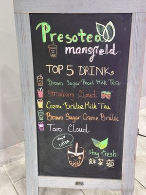 Menu photo 2 Presotea Mansfield Mansfield, TX