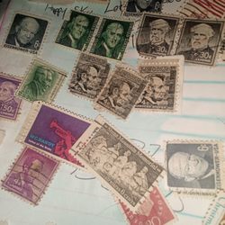 Dukes Lexington Antique Center - Curious not the value of these stamps. I've had it for a while I would like to sell them.