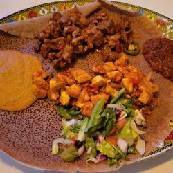 Blue Nile Restaurant - Doro and Lega Tibs Combo