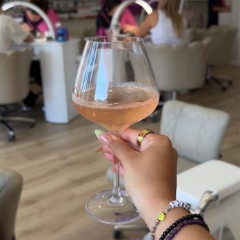 Dss Astoria Nails - Complimentary rosé - Nail Technicians Near Me - New York, New York