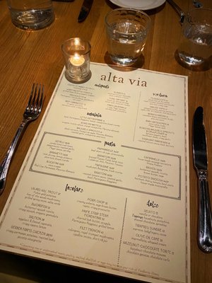Menu photo 6 Alta Via Blawnox, PA