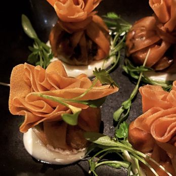 Buddakan - Crispy smoked salmon dumplings with yuzu aioli - Chinese Near Me - New York, New York
