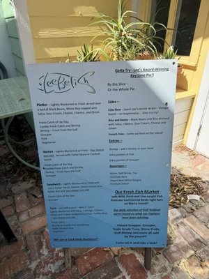 Menu photo 3 Lee Be Fish Marco Island, FL