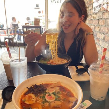 107 Taste - Hells ramen up front and spicy Korean ramen in the back - Japanese Near Me - Miami, Florida 107 Taste - Hells ramen up front and spicy Korean ramen in the back - Japanese Near Me - Miami, Florida
