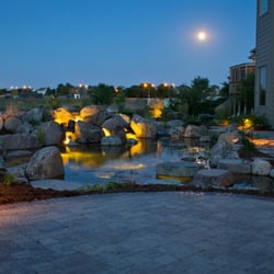 Just Add Water - LED lighting for your water feature is a wonderful thing to have!