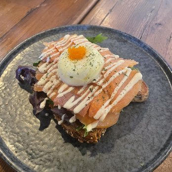 Aroma Craft Coffee - Smoked Salmon Toast - Coffee Roasteries Near Me - Walnut, California