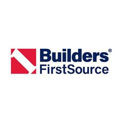 Builders FirstSource - The image is a logo for "Builders FirstSource." It features a red square with a white stylized "1" inside, followed by the te...