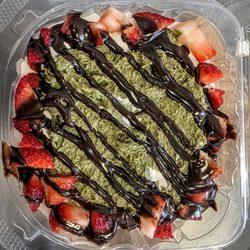 Zane's Lebanese Grill - Strawberry (Dubai) Cheesecake at Zane's Toledo