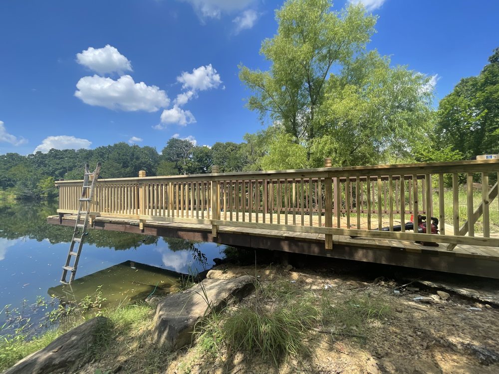 Slide of Grizzly Fence and Patio