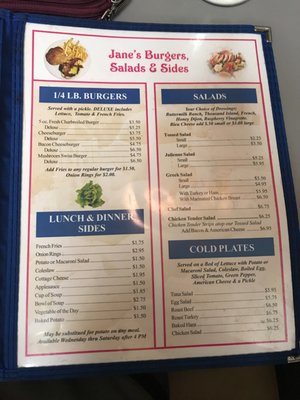 Menu photo 6 Jane's Diner Binghamton, NY