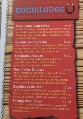 Menu photo 4 El Rodeo Mexican Restaurant Sedalia, MO