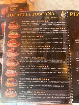 Menu photo 2 Paparazzi Bar Barcelona, B