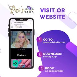 Pao’s Nails - How to book an appointment online.
(We also accept walkins all day)
