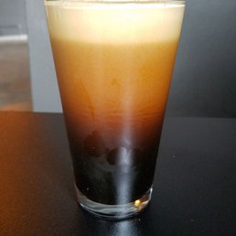 Fun show in a beer glass with a nitro pour...and then you get to drink it :-) Fun show in a beer glass with a nitro pour...and then you get to drink it :-)