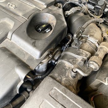 German Auto Specialist - Oil spill that was partially cleaned? - Auto Repair Near Me - Simi Valley, California