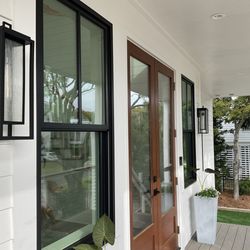 Coastal Electricians - New frontdoor lights installed