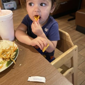 Wasabi Bistro - My little one enjoying the vegetarian lo mein - Asian Fusion Near Me - Conroe, Texas Wasabi Bistro - My little one enjoying the vegetarian lo mein - Asian Fusion Near Me - Conroe, Texas