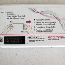 Publix Super Markets - Directions showing only one sleeve of tablets