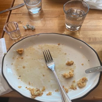Hot Suppa - my empty plate after chicken and waffles - Breakfast & Brunch Near Me - Portland, Maine