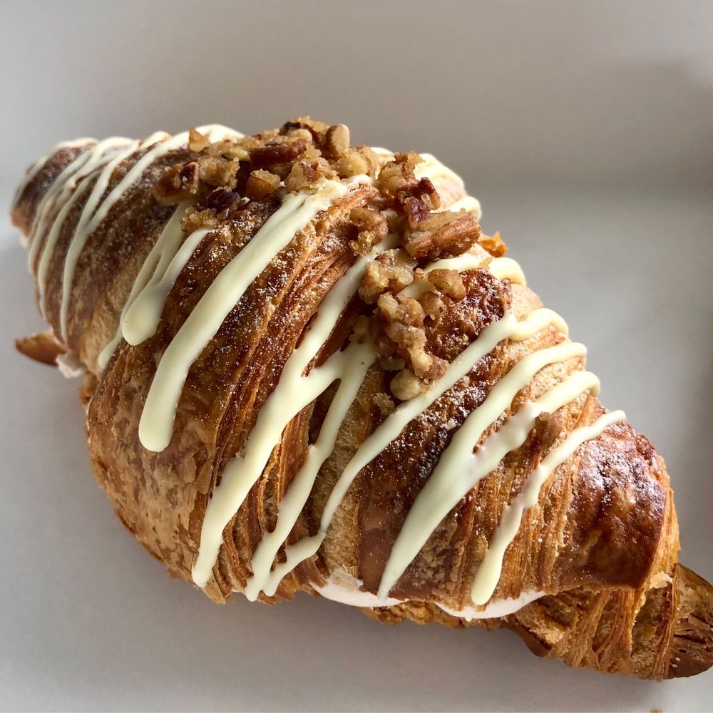 The Only Cannoli - Bourbon Caramel Croissant. Simply amazing!! - Desserts Near Me - Muskegon, Michigan