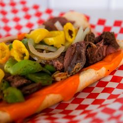 eats & sweets - LaFilly Cheesesteak sandwich