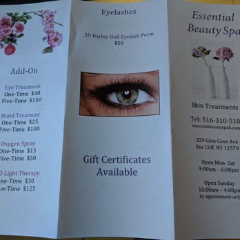 Essential Beauty Spa - Menu - Eyelash Service Near Me - Bellmore, New York