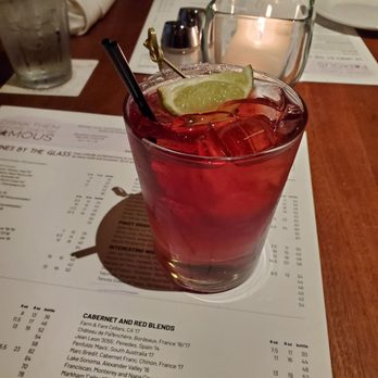 Seasons 52 - Pomegranate Margarita - New American Near Me - Houston, Texas