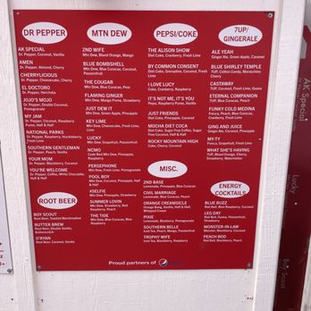 Sodalicious - a menu on a door - Juice Bars & Smoothies Near Me - Orem, Utah