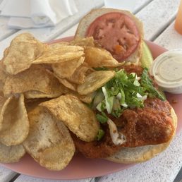 Buffalo chicken sandwich Buffalo chicken sandwich