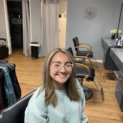 Studio 6 Salon - First highlights for this sweet girl!