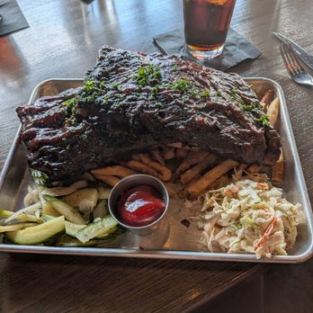 Courtyard Social - a special.  BBQ ribs - full rack - New American Near Me - Castle Rock, Colorado