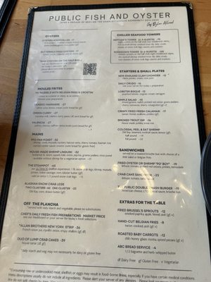 Menu photo 5 Public Fish & Oyster Charlottesville, VA Menu photo 5 Public Fish & Oyster Charlottesville, VA