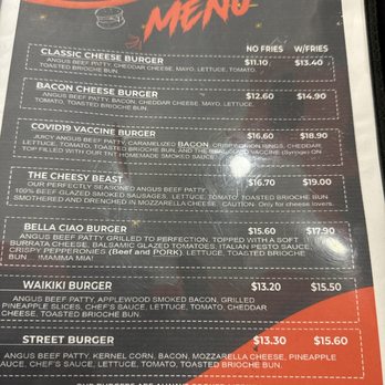 TNT Burger - Menu, page 2 - Burgers Near Me - Tampa, Florida TNT Burger - Menu, page 2 - Burgers Near Me - Tampa, Florida