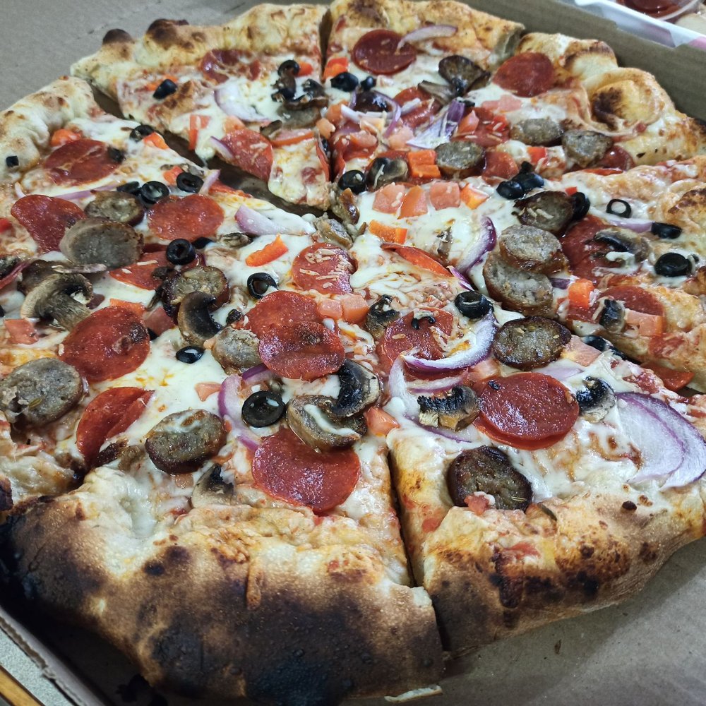 The Compass - buff supreme family size - Pizza Near Me - McAlester, Oklahoma The Compass - buff supreme family size - Pizza Near Me - McAlester, Oklahoma