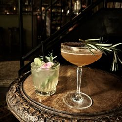 The most beautiful drinks - Mothman's Bane & G&T