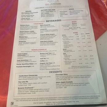 Red Lobster - The menu - Seafood Near Me - Brooklyn, New York Red Lobster - The menu - Seafood Near Me - Brooklyn, New York