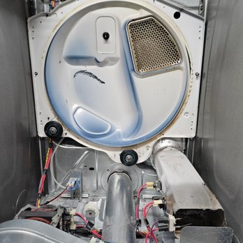 SR Appliance Repair - Noisy dryer repaired with a new idler pulley and drum support rollers. Along with a good cleaning, this dryer is running as good as new! - Appliances & Repair Near Me - Reinholds, Pennsylvania SR Appliance Repair - Noisy dryer repaired with a new idler pulley and drum support rollers. Along with a good cleaning, this dryer is running as good as new! - Appliances & Repair Near Me - Reinholds, Pennsylvania