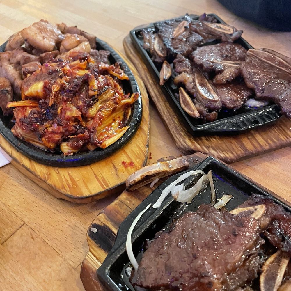 Korean Tofu House - 31. Kimchi Pork Belly Stir Fry 23. BBQ Beef Short Ribs - Korean Near Me - Seattle, Washington Korean Tofu House - 31. Kimchi Pork Belly Stir Fry 23. BBQ Beef Short Ribs - Korean Near Me - Seattle, Washington