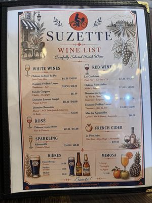Menu photo 1 Suzette Chula Vista, CA Menu photo 1 Suzette Chula Vista, CA