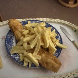 Michael's Fish Shop - Large cod and chips.