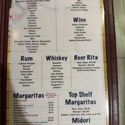 Pueblo Viejo - Menu