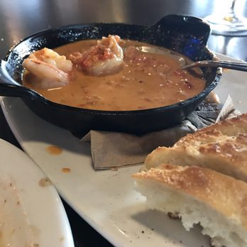 HopSaint Brewing - Eat. The. Killer. Shrimp. You'll want to order extra bread to soak up the succulent juices in the pan. - New American Near Me - Torrance, California