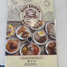 Fromt of menu
