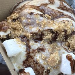 The s'mores was good as you can see it's nice with a lot on it!